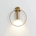Lámpara de Pared Halo | Diseño Minimalista Nórdico en Oro