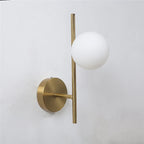 Lámpara de Pared Astra | Diseño Moderno Doble Globo en Oro