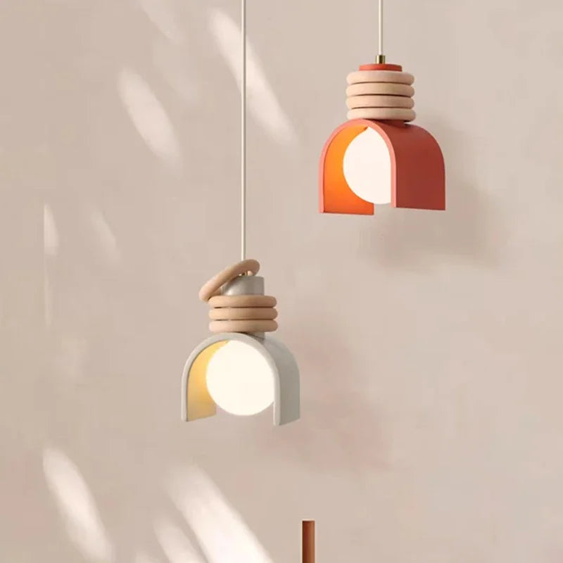 Lámpara Colgante Wabi-Sabi Minimalista Japonesa