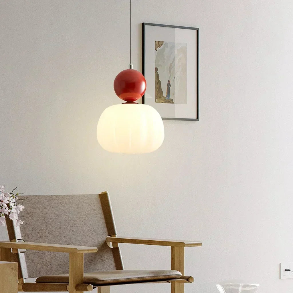 Lámpara Colgante de Calabaza Nórdica LED