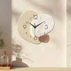 TempoStone | Reloj de Pared Moderno y Simple | Diseño Silencioso de Cuarzo