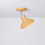 Lámpara de Techo NordicWood | Diseño Cónico de Madera Natural