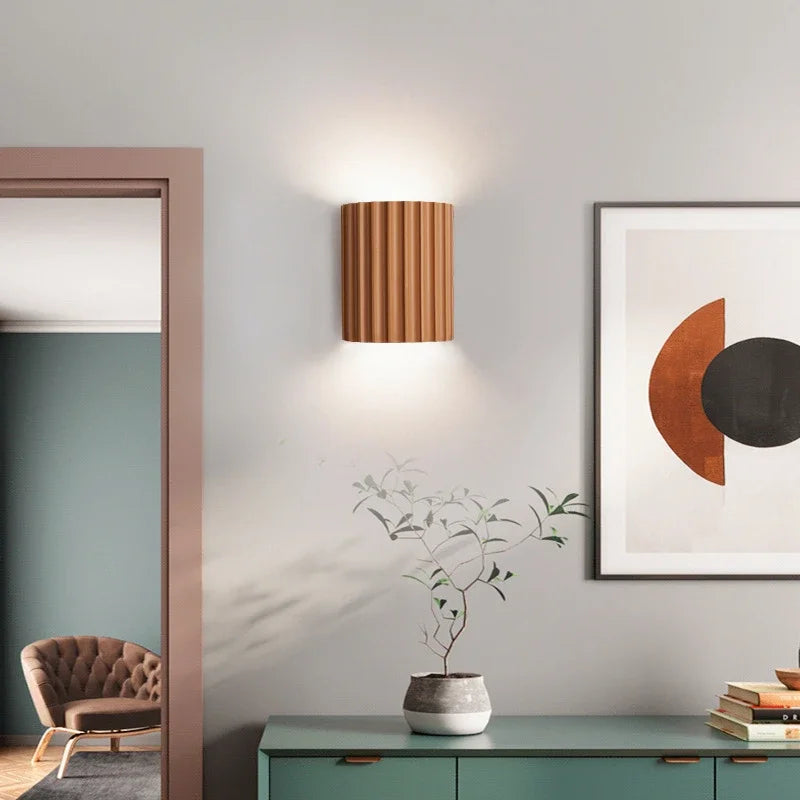 Lámpara de Pared de Resina Nórdica Moderna