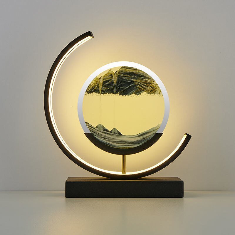 Sandlight - Lámpara de Mesa LED de Arena