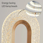 Stellora - Lámpara Nocturna LED de Cristal 3D