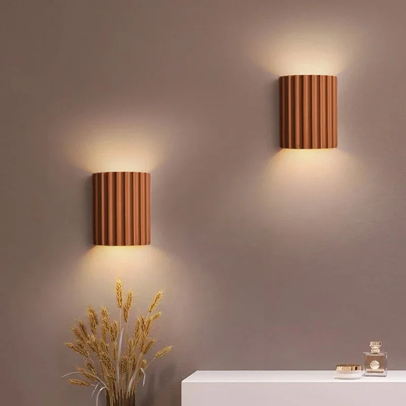 Lámpara de Pared de Resina Nórdica Moderna