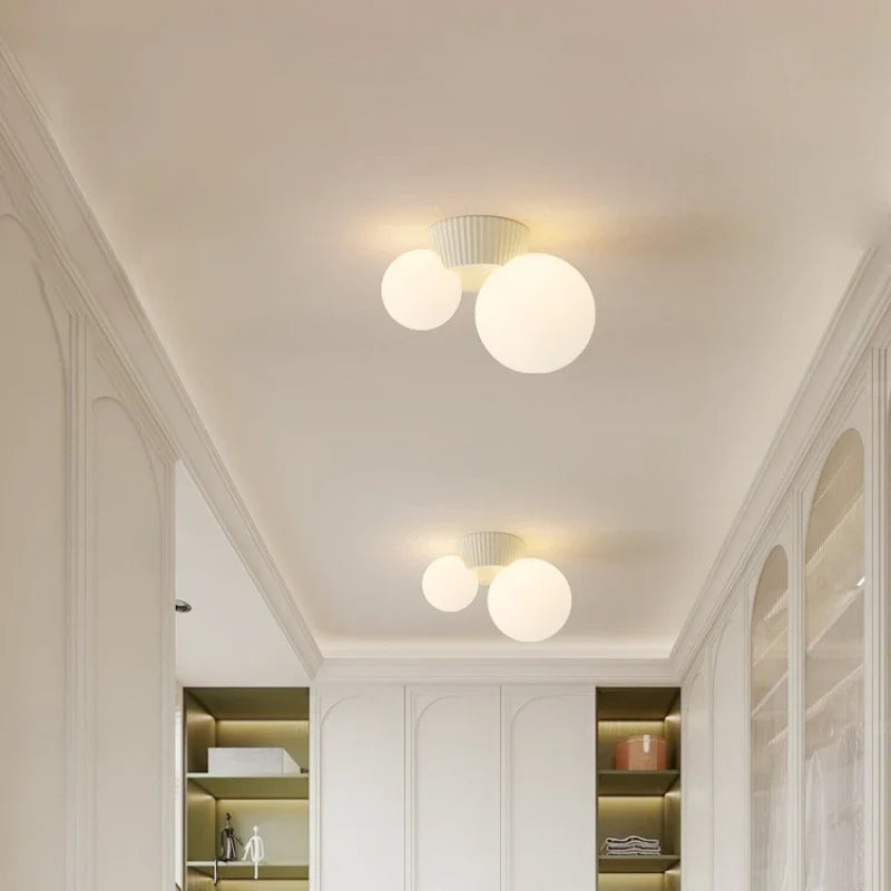 Luz de Techo Luméa | Diseño Moderno Francés de Doble Globo