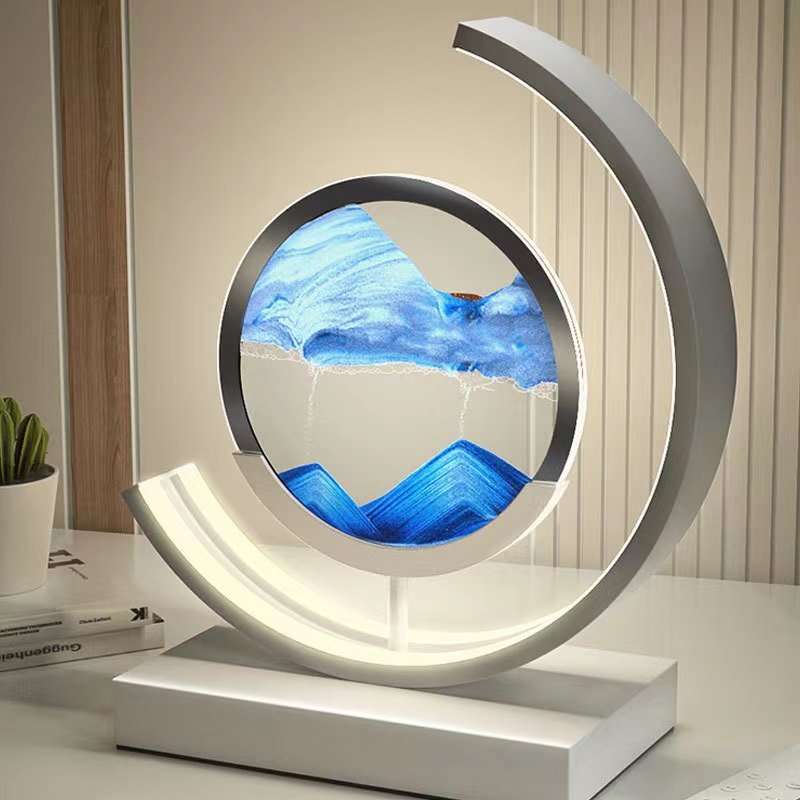 Sandlight - Lámpara de Mesa LED de Arena