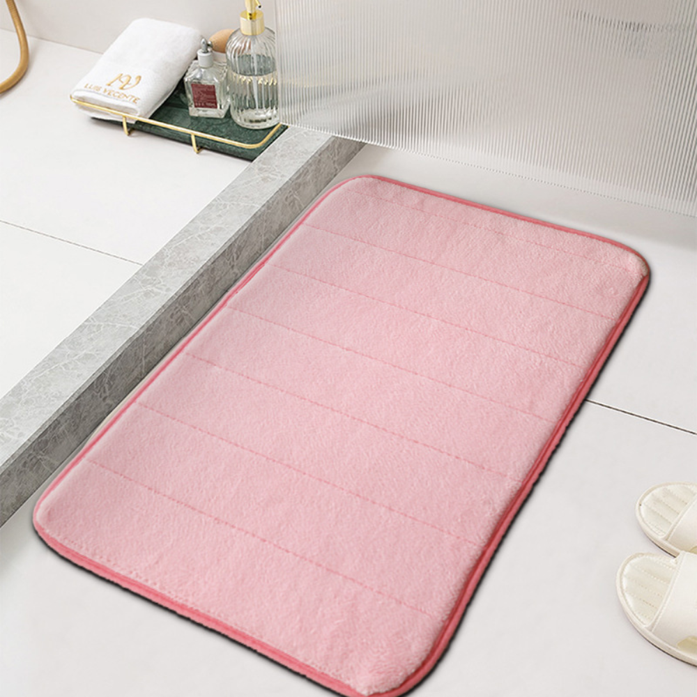 Alfombrilla de baño ultra suave y absorbente | Diseño antideslizante y de secado rápido