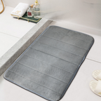 Alfombrilla de baño ultra suave y absorbente | Diseño antideslizante y de secado rápido