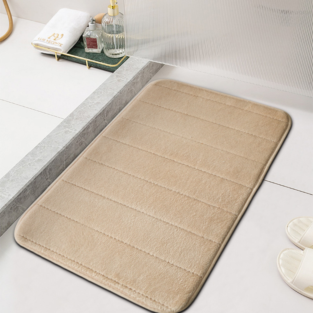Alfombrilla de baño ultra suave y absorbente | Diseño antideslizante y de secado rápido