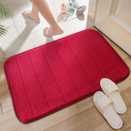 Alfombrilla de baño ultra suave y absorbente | Diseño antideslizante y de secado rápido