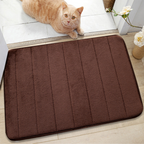 Alfombrilla de baño ultra suave y absorbente | Diseño antideslizante y de secado rápido