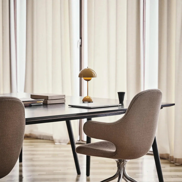 Lámpara de Mesa LED con Base de Hongo | Luz Nocturna Recargable con Control Táctil