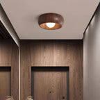 Lámpara de Techo Albanora | Luminaria LED de Madera Moderna Minimalista