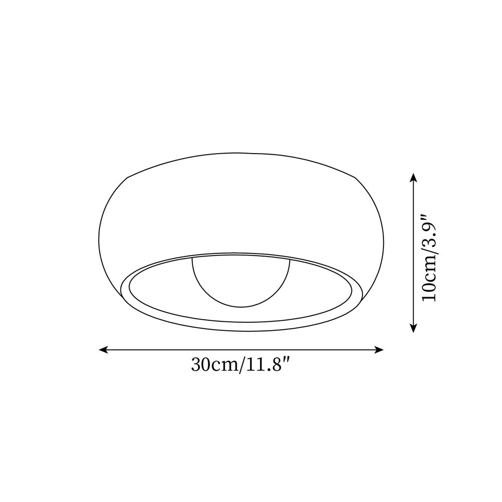 Lámpara de Techo Albanora | Luminaria LED de Madera Moderna Minimalista
