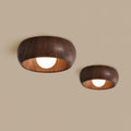 Lámpara de Techo Albanora | Luminaria LED de Madera Moderna Minimalista