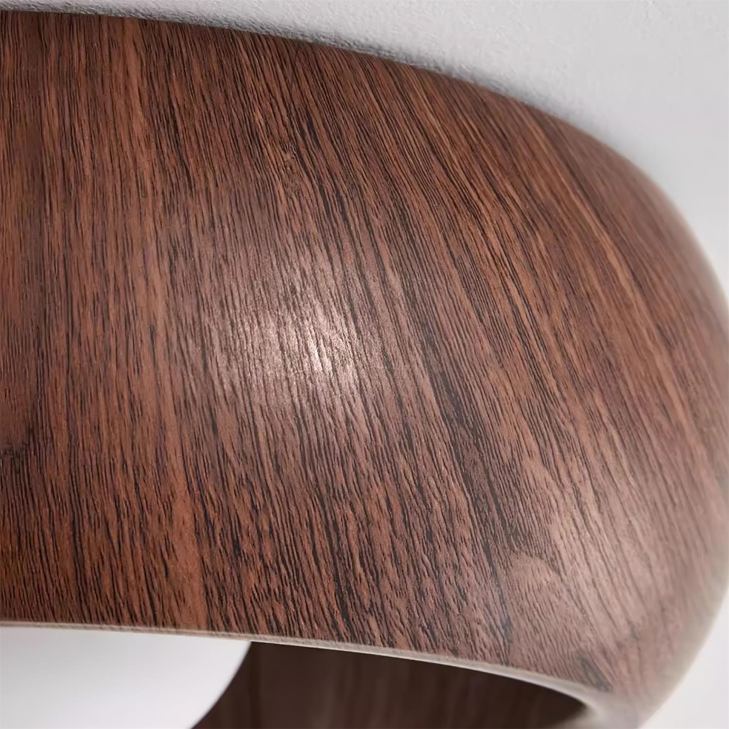 Lámpara de Techo Albanora | Luminaria LED de Madera Moderna Minimalista