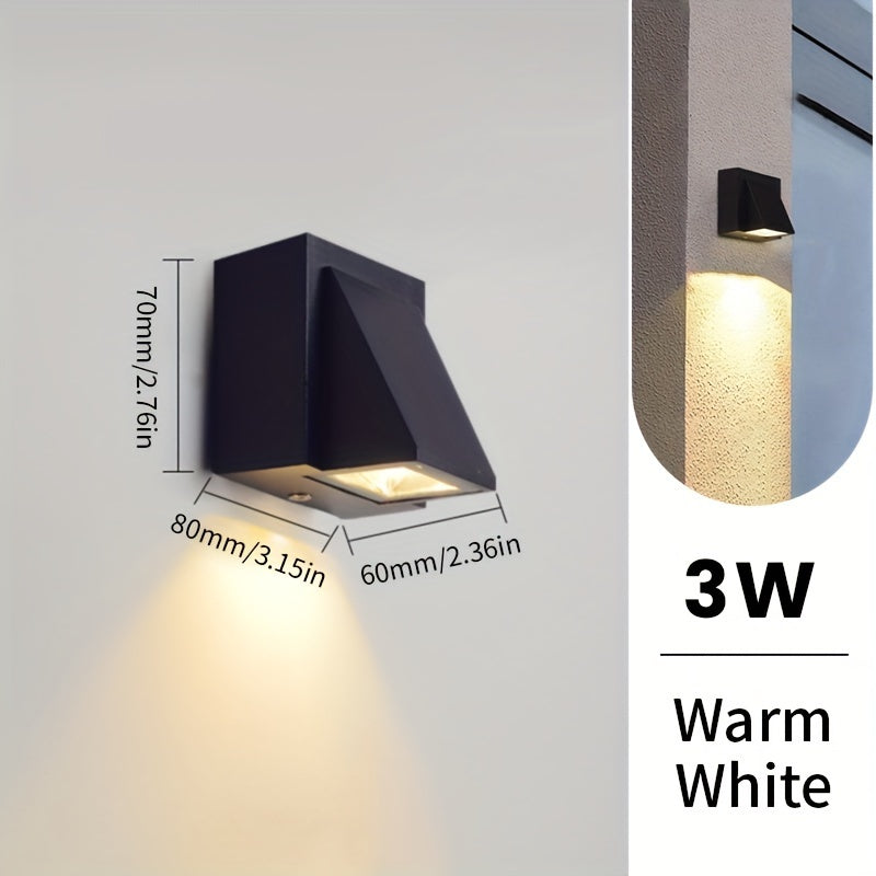 Lámpara de Pared Exterior LED 3W/6W
