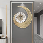 Reloj de Pared Moderno 3D de Metal | Reloj Decorativo con Movimiento de Cuarzo Silencioso