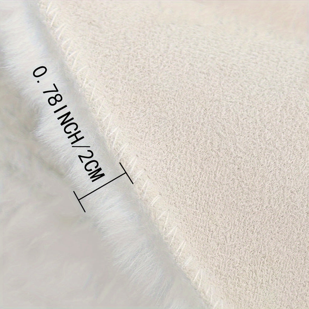 Alfombra Redonda de Burbujas Cloud Comfort | Alfombra Circular Suave y Esponjosa