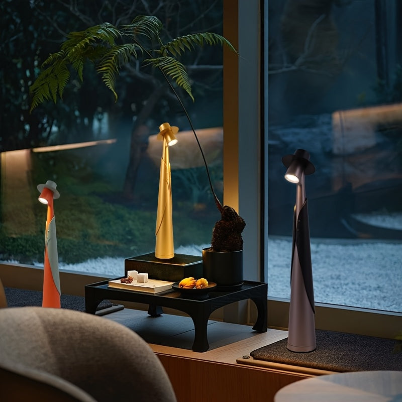 Lámpara de Sombrero LED Recargable Táctil