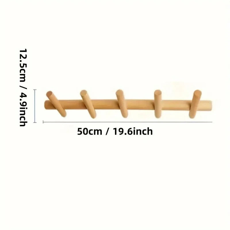 Estante de Pared Maeve | Organizador de Roble Macizo