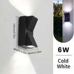 Lámpara de Pared Exterior LED 3W/6W