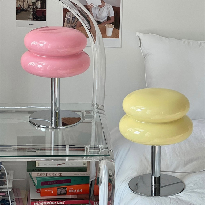 Lámpara de Mesa de Cristal Diseño Italiano