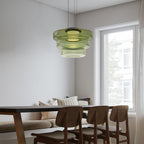 Lámpara colgante de vidrio | Luz colgante estilo Bauhaus