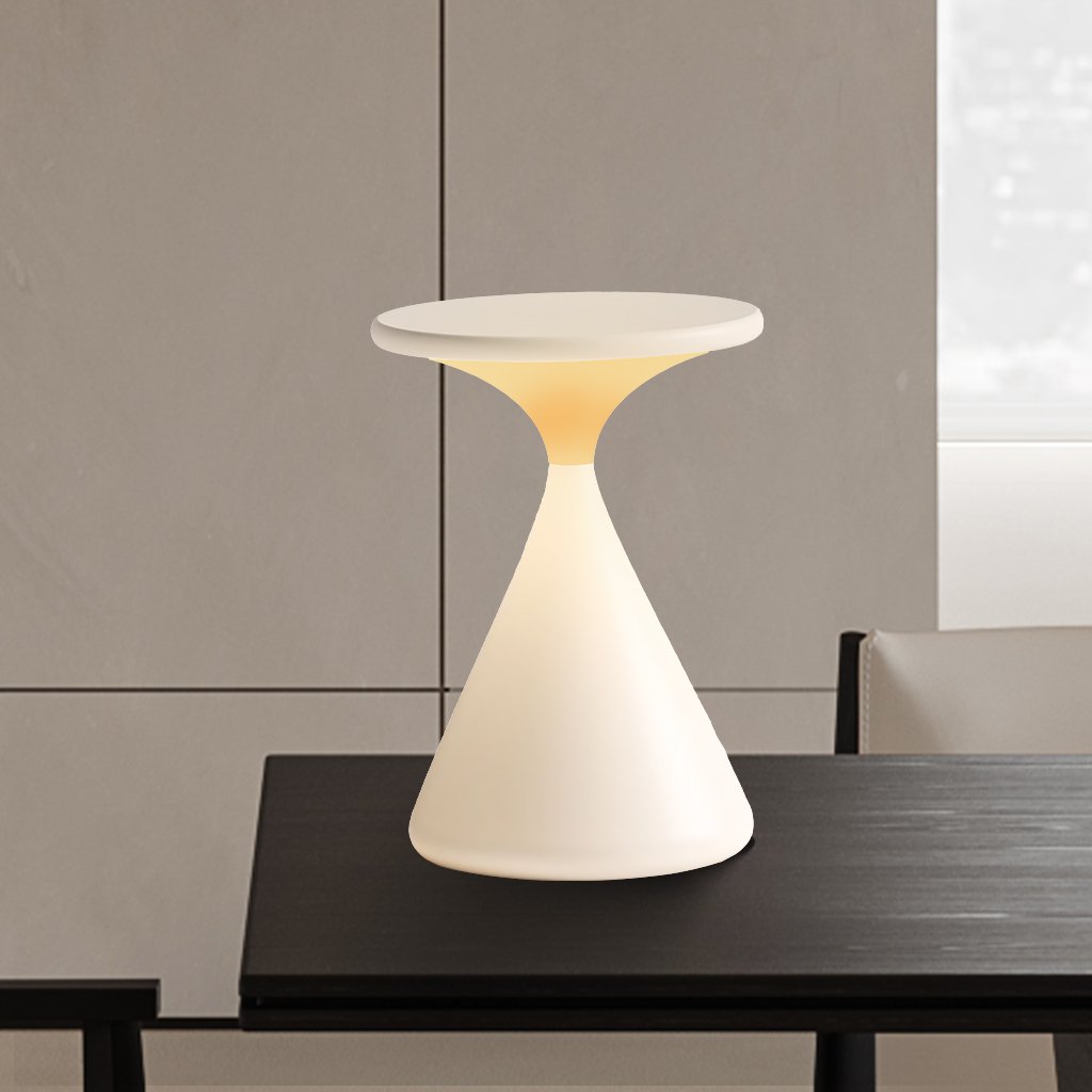 Lámpara de Mesa Inalámbrica Aurora | Diseño de Reloj de Arena
