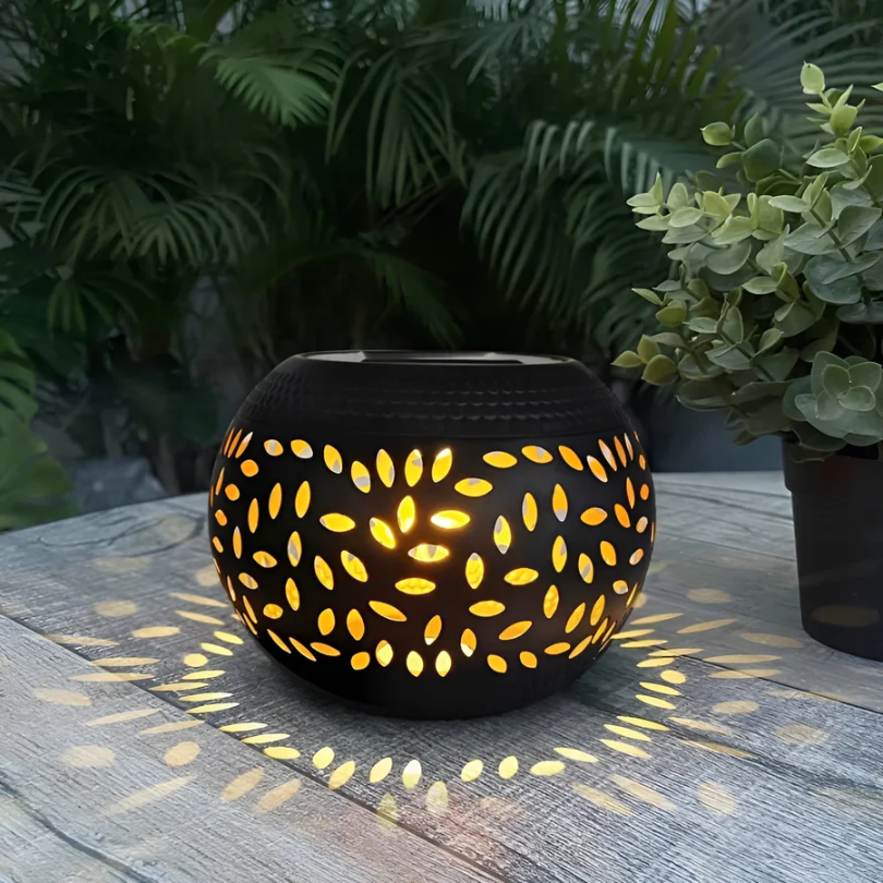 Lámpara Solar de Jardín Lumopattern Metal