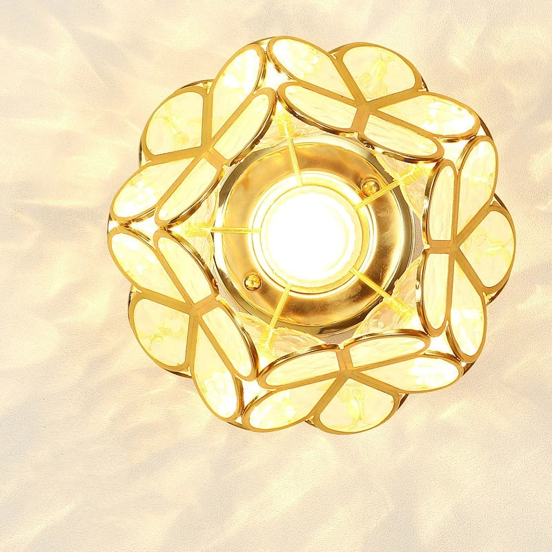 Lámpara de Techo Nordic Petal para Pasillo | Luz Elegante para Corredor y Dormitorio