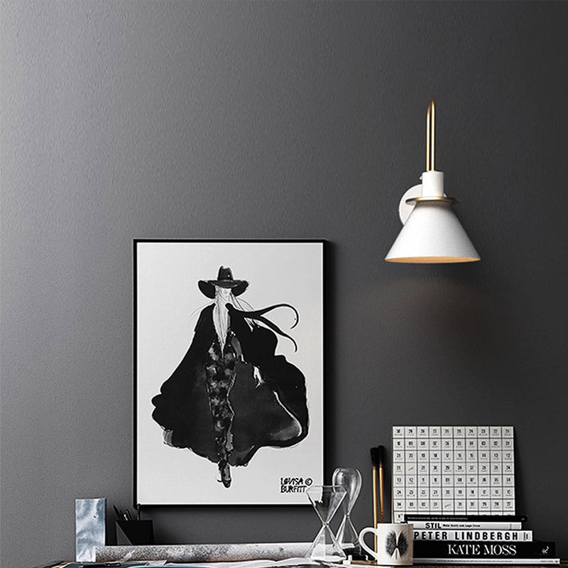 Lámpara de Pared Mono | Lámpara de Pared de Metal Posmoderna por Marco Bellini