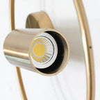 Lámpara de Pared Halo | Diseño Minimalista Nórdico en Oro