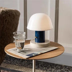 Lámpara de mesa con forma de hongo | Luz LED moderna recargable