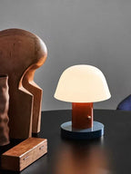 Lámpara de mesa con forma de hongo | Luz LED moderna recargable