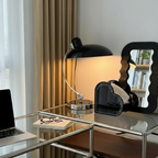 Lámpara de Mesa ScandiArc Curva Estilo Bauhaus